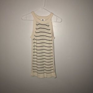 Striped sweater tank